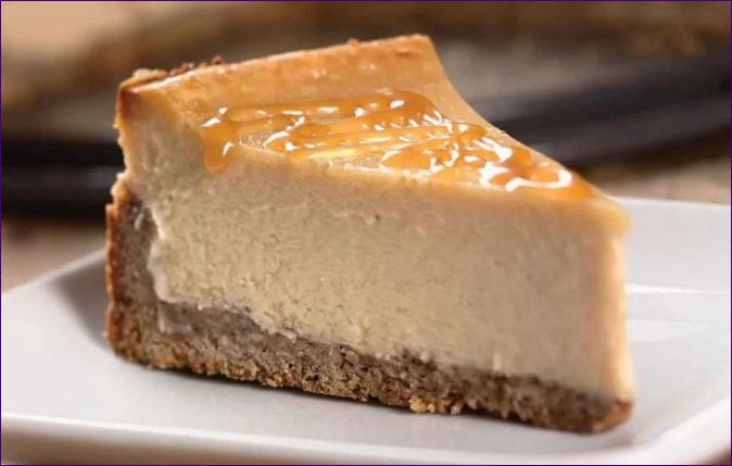 Cheesecake med foie gras og kondenseret mælk