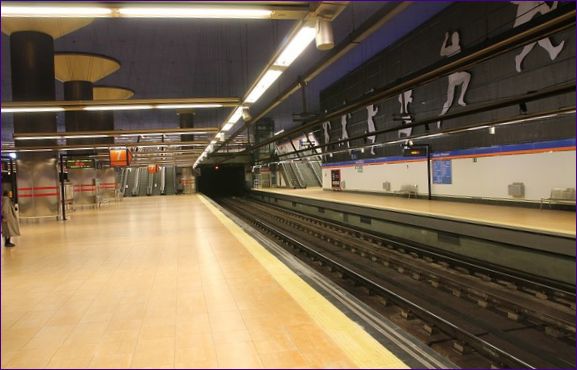 Metroen i Madrid