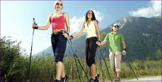 Sådan vælger du stave til Nordic Walking