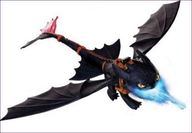 Dragons Big Flying Toothless Figur