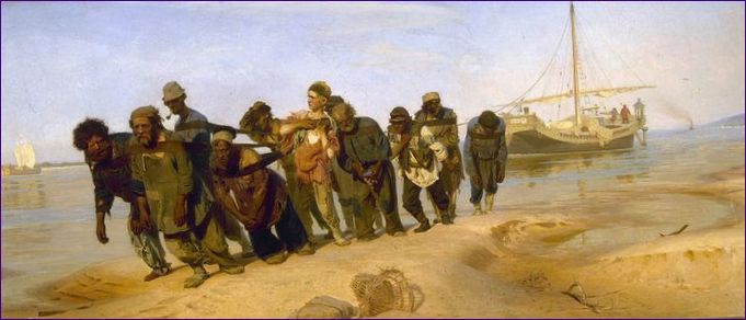 Burlaki på Volga, Ilya Repin