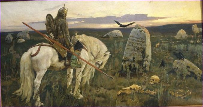 Ridder ved korsvejen, af Viktor Vasnetsov