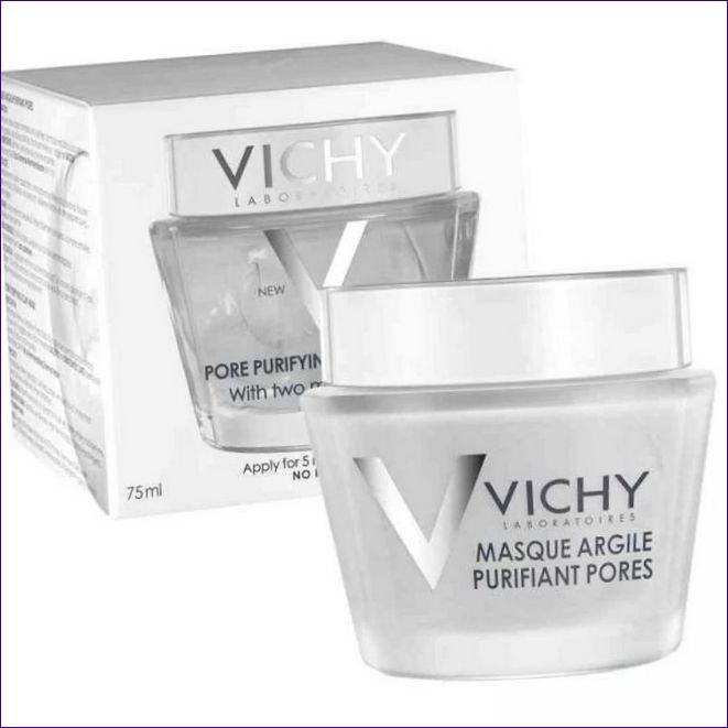 Vichy mineral rensende pore maske med ler