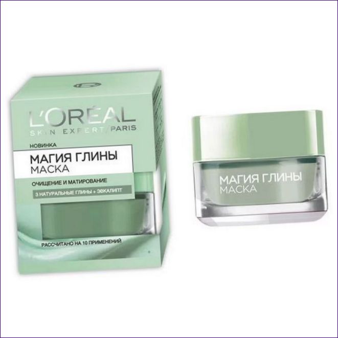 L'Oreal Paris Magic Clay rensende og matterende maske