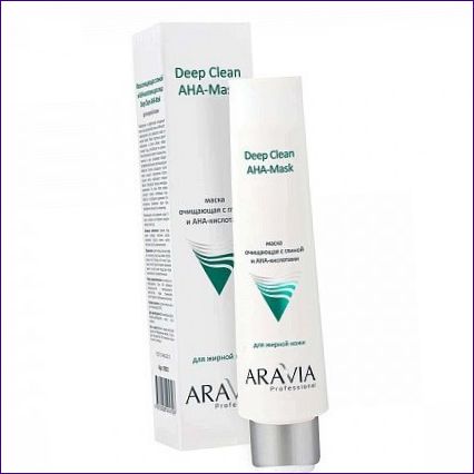 Aravia Deep Clean Cleansing Face Mask med ler og AHA-syrer