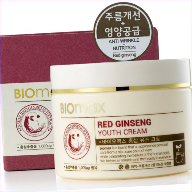 BIOMAX RØD GINSENG UNGDOM CREME