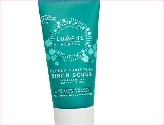 Lumene Face Scrub Puhdas dybt rensende birkeskrub